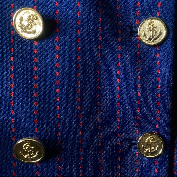 vtg Butte Knit • Double Breasted Overcoat Dress - Picture 4 of 9